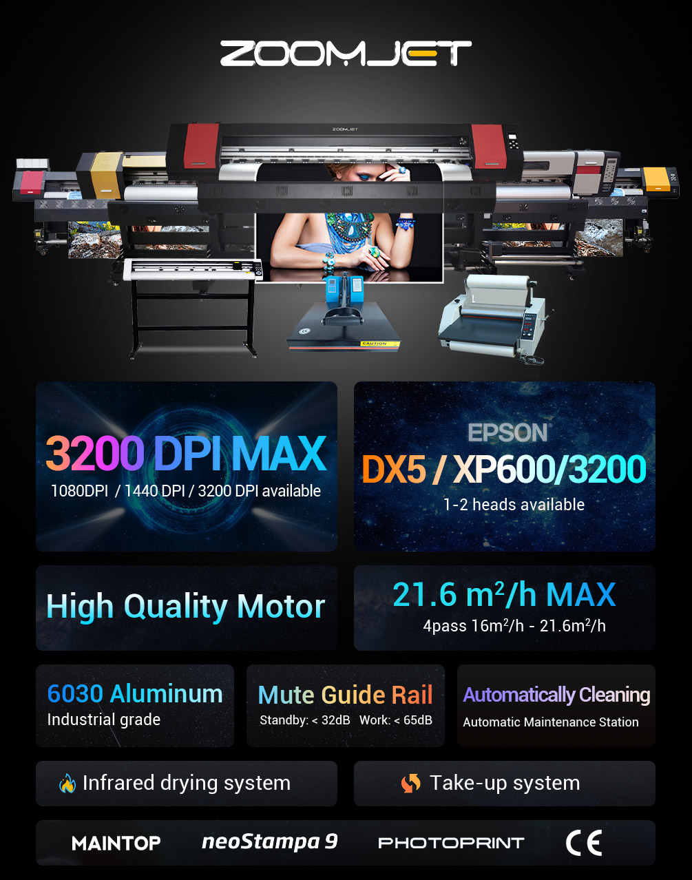 ZOOMJET acrylic printer large format acrylic printer price picture 